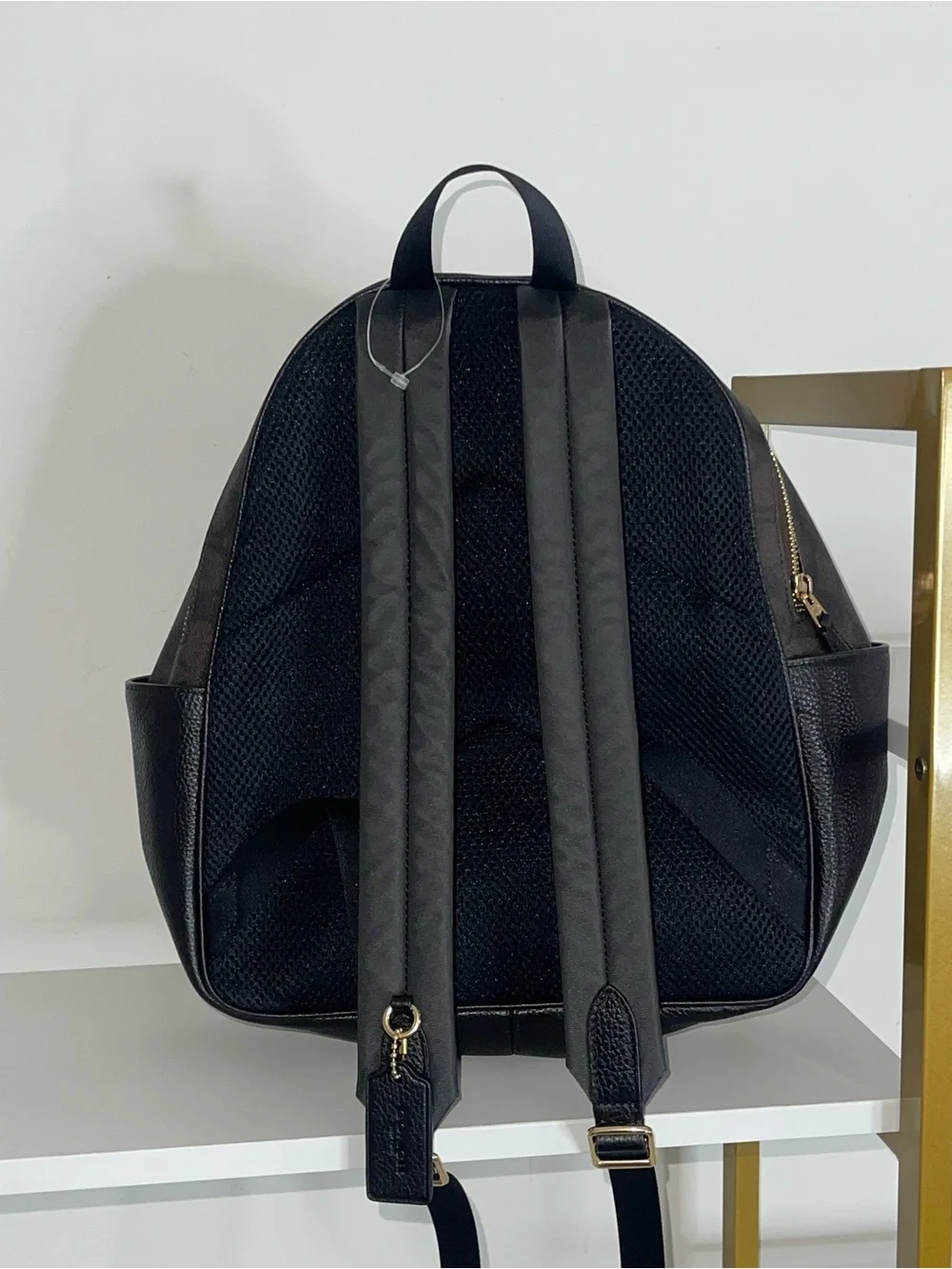Coach Signature Brown Backpack